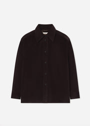 Corduroy Overshirt - Chocolate - CO Collections
